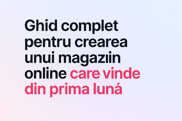 creare magazin online