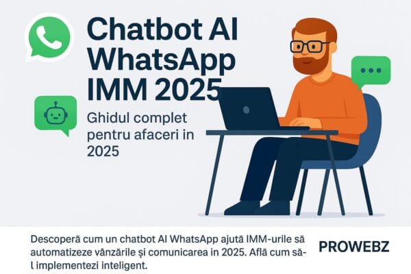 Chatbot AI WhatsApp: Ghidul Complet 2025 pentru IMM-uri care Vor Automatizare și Vânzări